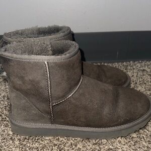 UGG Dark Gray Ankle Boots